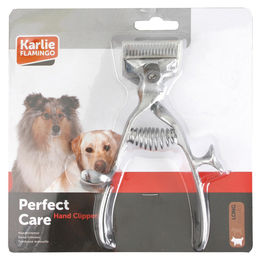 Flamingo Handtrimmer Premium Care Schermaschine für langhaarige Hunde aus Metall in Silber – Bild 1 von 2