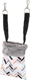 Flamingo Hängematte Clavio bunte Stofftasche für Hamster und Zwerghamster aus Polyester 12x15cm – Bild 1 von 6