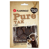 Produktbild von Flamingo Hapki Chips Hundesnack mit Yak Monoprotein 85 g