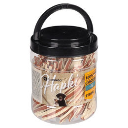 Flamingo Hapki Hundesnack Sushi-Streifen aus Trockenfleisch mit Huhn und Fisch ohne Zuckerzusatz 650 g - 650 g – Bild 1 von 4