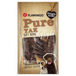 Flamingo Hapki Kauknochen mit Yak für Hunde Junior hypoallergen 100 g – Bild 1 von 5