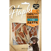 Produktbild von Flamingo Hapki Penne Hundesnack mit Huhn und Fisch glutenfrei 85 g