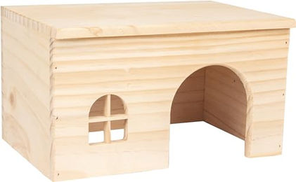 Produktbild von Flamingo Haus MODY Vogelhaus aus Holz Natur Größe M 28x18x16cm