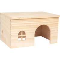 Produktbild von Flamingo Haus MODY Vogelhaus aus Holz Natur Größe M 28x18x16cm