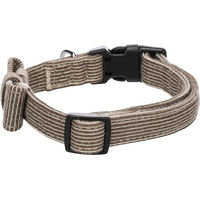 Produktbild von Flamingo Herbert Hundehalsband aus Nylon mit Schleife Hellbraun Größe M 35-50cm
