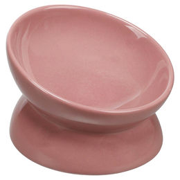 Flamingo Hessel Futternapf und Trinknapf aus Glas ergonomisch rund rosa für Hunde – Bild 1 von 1