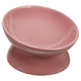 Flamingo Hessel Futternapf und Trinknapf aus Glas ergonomisch rund rosa für Hunde – Bild 1 von 1