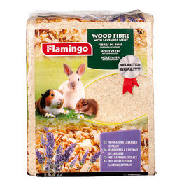 Produktbild von Flamingo Holzfaser Einstreu mit Lavendel 4 kg - 4 kg