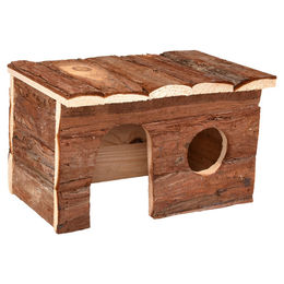 Flamingo Howy Holzhaus für Vögel in Natur Braun Größe M – Bild 1 von 4