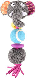 Flamingo HS Cheery Elefant Plüschspielzeug mit Tennisball Grau 28cm - 1 Stk. – Bild 1 von 1