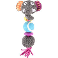 Produktbild von Flamingo HS Cheery Elefant Plüschspielzeug mit Tennisball Grau 28cm - 1 Stk.
