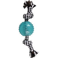 Produktbild von Flamingo HS DJENGO Tauspielzeug Seil mit TPR Ball Blau 23cm