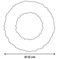 Produktbild von Flamingo HS MOVAS Schaukel Ring aus Holz Rot/Schwarz 15cm - 15 cm