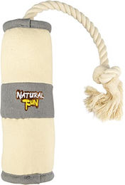 Flamingo HS Natural Fun Dummy Wurfspielzeug aus Holz Grau/Beige 54cm - 54 cm – Bild 1 von 2