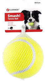 Flamingo HS Tennisball Smash Gelb 9,5cm aus Gummi – Bild 1 von 2