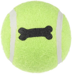Produktbild von Flamingo HS Tennisball Smash mit Knochenmuster für Hunde 6cm 3er Pack - 3 x 6 cm