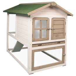 Flamingo Hühnerstall Condo aus Holz mit Auslauf und Rampe 115x76x100 cm – Bild 1 von 3