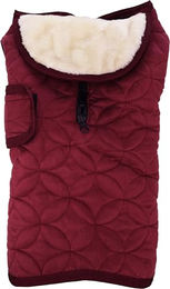 Flamingo Hühnerstall-Zubehör Wintermantel Koda Bordeauxrot 50cm aus Polyester – Bild 1 von 4