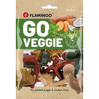 Produktbild von Flamingo Hund Belohnungssnack Veggie Dino Mix 120g glutenfrei ohne Zucker und ohne tierisches Protein - 120 g