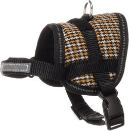 Flamingo Hund Geschirr Eeny Meeny Gelb Schwarz XS aus Nylon – Bild 1 von 3