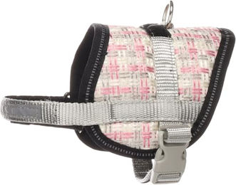 Flamingo Hund Geschirr Eeny Meeny Grau und Rosa Größe M aus Nylon – Bild 1 von 4