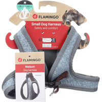 Produktbild von Flamingo Hund Geschirr Step&Go Nelson Blau Größe M 35cm 42cm aus Nylon