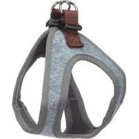 Produktbild von Flamingo Hund Geschirr Step&Go Nelson Blau Nylon Größe S 35cm 40cm