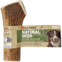 Produktbild von Flamingo Hund Leckerli Hirschgeweih Easy Größe XL 77g Monoprotein zur Zahnpflege - 50 g