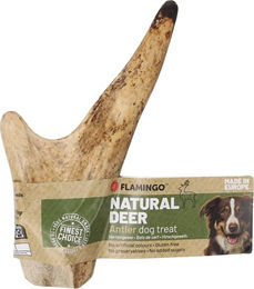 Flamingo Hund Leckerli Hirschgeweih Hard Naturkauartikel XL 135g - 90 g – Bild 1 von 2