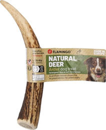 Flamingo Hund Leckerli Hirschgeweih Naturkauartikel zur Zahnpflege 95g - 70 g – Bild 1 von 2