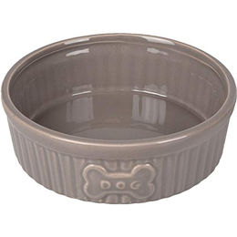 Flamingo Hund Napf Mabel aus Keramik Taupe 300ml - 300 ml – Bild 1 von 2
