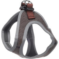 Produktbild von Flamingo Hund Norwegergeschirr Step&Go Herbert Braun Nylon Größe M 35cm 42cm