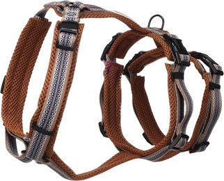 Flamingo Hund Sicherheitsgeschirr Ubud Schwarz Nylon Größe M – Bild 1 von 3