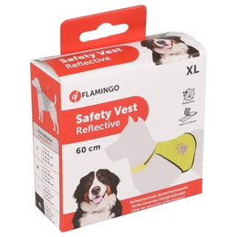 Flamingo Hund Sicherheitsweste Reflektierend Grün-Gelb XL – Bild 1 von 2