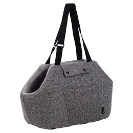 Flamingo Hund Tragetasche Colby grau aus wasserabweisendem Polyester 47 x 26 x 30 cm – Bild 1 von 1