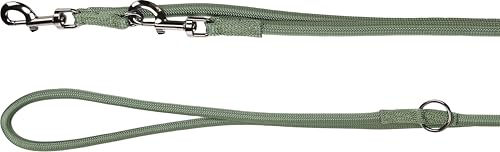 Flamingo Hund Trainingsleine aus Nylon Beige Grün 2,5m – Bild 1 von 1