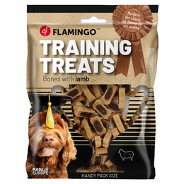 Flamingo Hund Trainingssnack Knochen Lamm Monoprotein Sensitive ohne Zucker 100 g - 100 g – Bild 1 von 4