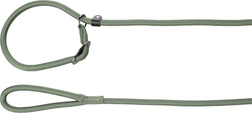 Flamingo Hund Zugg-Stopp-Leine aus Nylon in Khaki 1,3m 12mm – Bild 1 von 1
