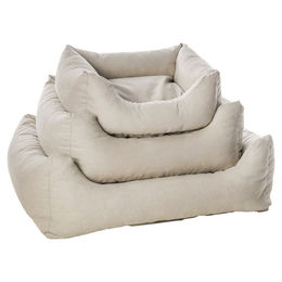Flamingo Hundebett Argon rechteckig beige 100 x 80 x 25 cm – Bild 1 von 1