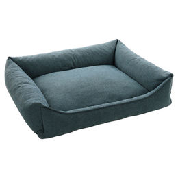 Flamingo Hundebett Avalon rechteckig dunkelblau mit Memory Foam 100 x 80 x 25 cm – Bild 1 von 1