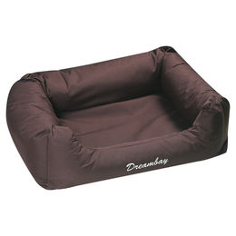 Flamingo Hundebett Dream Brown Braun Polyester Grösse L 100 x 80 x 25 cm – Bild 1 von 4