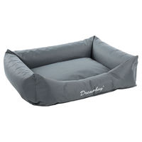 Produktbild von Flamingo Hundebett Dreambay rechteckig aus Stoff in Petrol 100 x 80 x 25 cm
