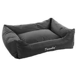 Flamingo Hundebett Dreambay Schwarz 100 x 80 x 25 cm aus Polyester – Bild 1 von 3