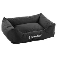 Produktbild von Flamingo Hundebett Dreambay Schwarz Größe L aus Polyester 65 x 45 x 20 cm