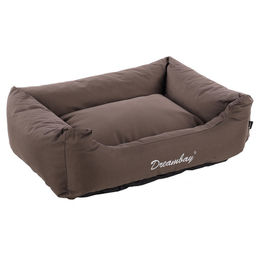Produktbild von Flamingo Hundebett Dreambay Shadow Grau Braun aus Polyester 80 x 67 x 22 cm