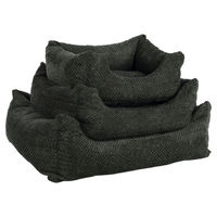 Produktbild von Flamingo Hundebett Erbel rechteckig dunkelgrün 80 x 67 x 22 cm