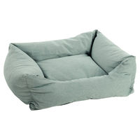 Produktbild von Flamingo Hundebett Geneve rechteckig hellgrün 80 x 67 x 22 cm aus Polyester