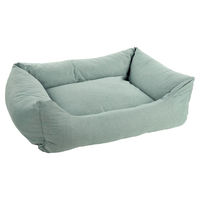 Produktbild von Flamingo Hundebett Genève rechteckig hellgrün XL 100 x 80 x 25 cm aus Polyester