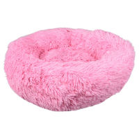 Produktbild von Flamingo Hundebett Krems rund aus Plüsch in Rosa - 50 cm