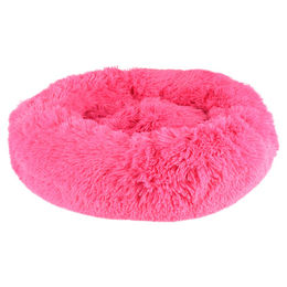 Flamingo Hundebett Krems rund Rosa aus Plüsch – Bild 1 von 10